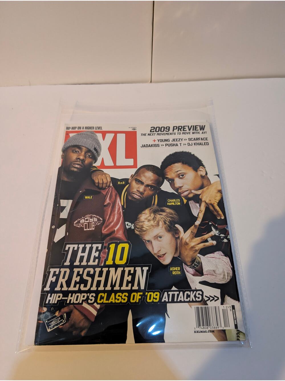 XXL December 2008 2009 Freshmen Class Magazine Kid Cudi Wale Blu Curren$y Cover